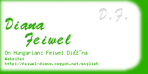 diana feiwel business card